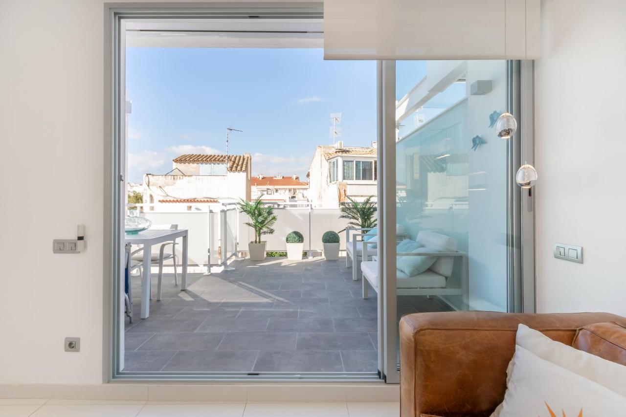 Beach Penthouse Sitges Rentals Exteriör bild